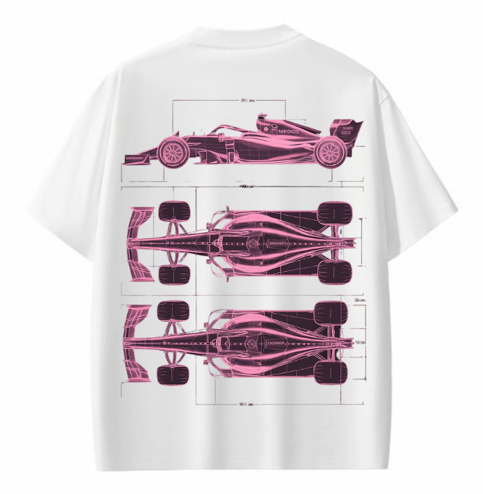 Pink F1 Oversized T-Shirt
