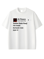 At Peace Karan Aujla Oversized T-Shirt