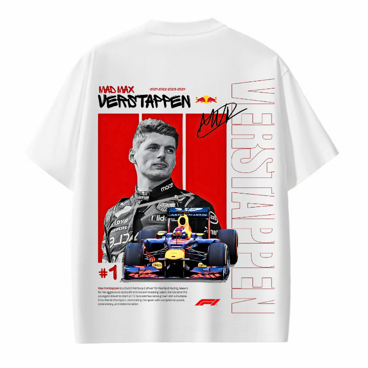 F1 Max Verstappen Oversized T-Shirt